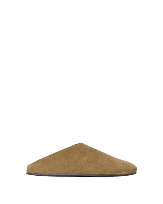 The Row Green Hudson Slide In Suede for men