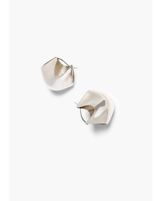 Khaite Metallic Medium Lotus Earrings