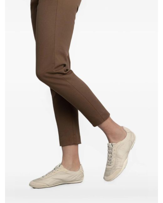 Brunello Cucinelli White Panelled Sneakers