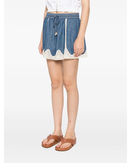 Zimmermann Blue Awaken Shorts