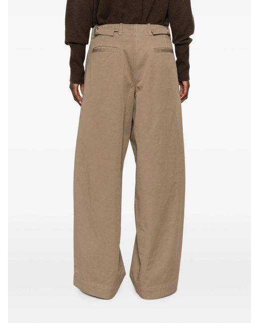 The Row White Fadry Wide-leg Trousers
