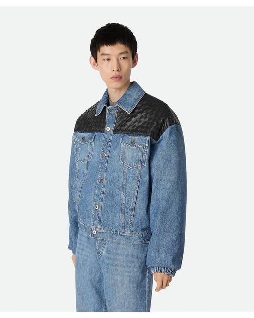 Bottega Veneta Blue Vintage Indigo Denim Jacket for men
