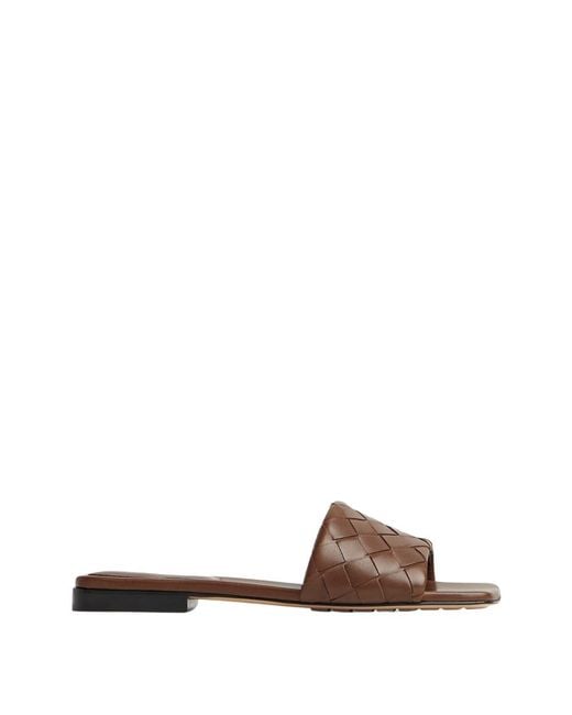 Bottega Veneta Brown Parco Flat Mule