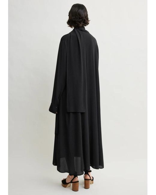 Totême Rounded Neckline Dress Black