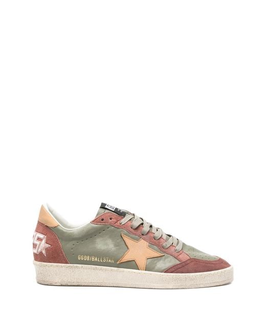 Golden Goose Deluxe Brand Brown Ball Star Leather Sneakers for men