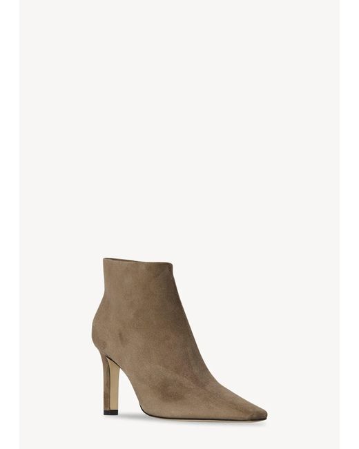 The Row Brown Carla Square-toe Boots