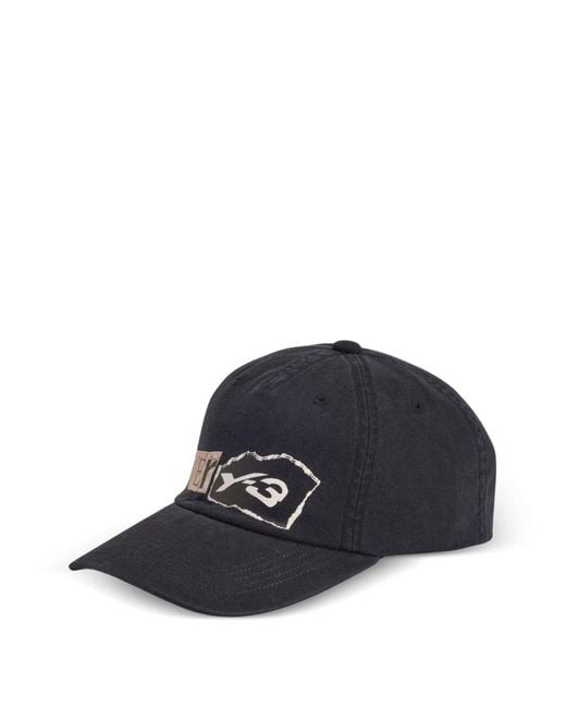 Y-3 Blue Logo-detail Baseball Cap for men