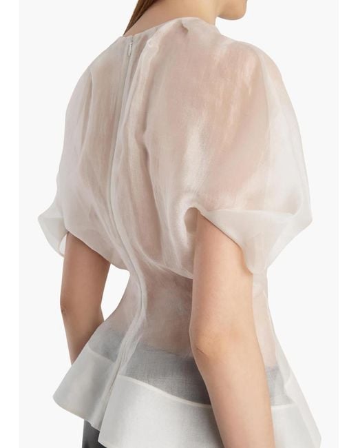 Khaite White Rumi Top
