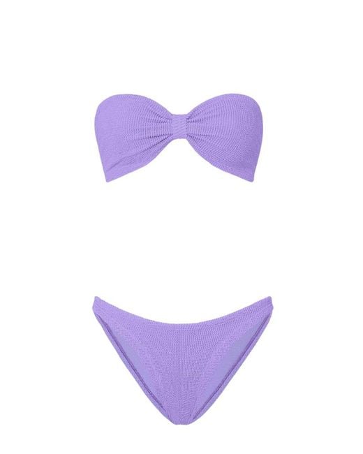 Hunza G Purple Jean Bikini