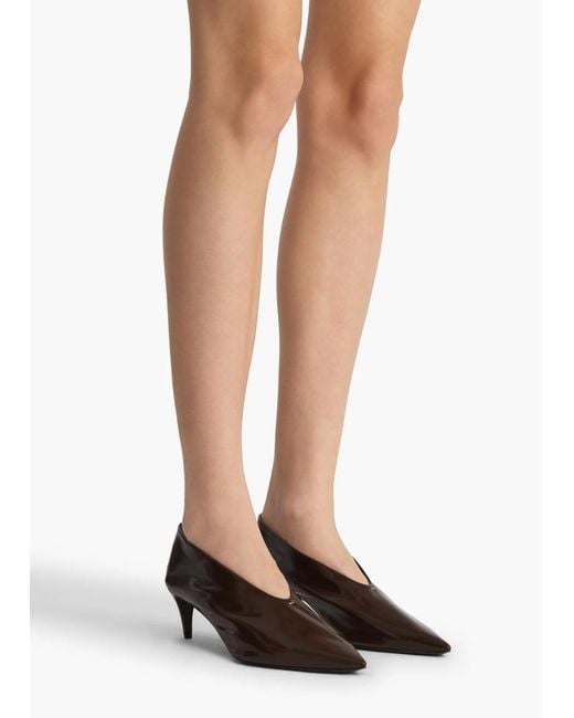 Khaite Brown Miriam Pump