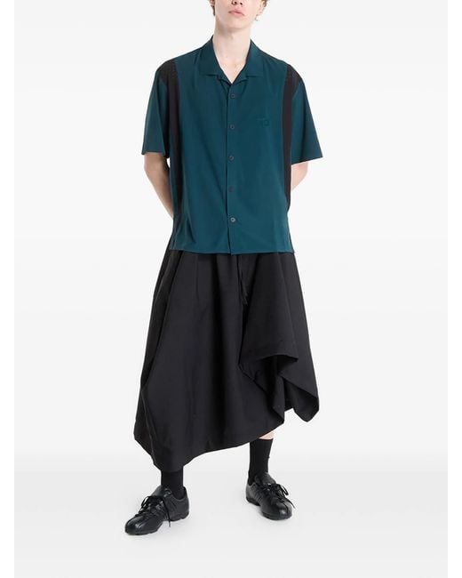 Y-3 Blue Ultralight Woven Shirt for men