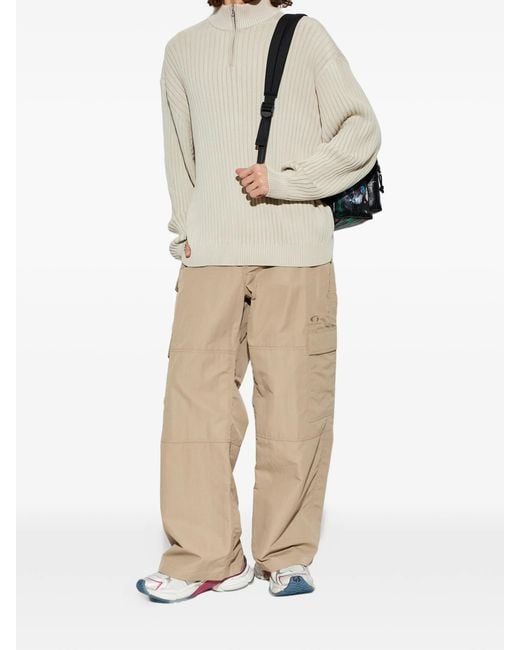 Balenciaga Natural Ripstop-texture Cargo Pants for men