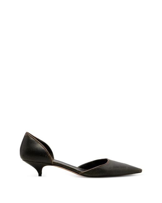 The Row Black Liisa Kitten D'orsay Pumps