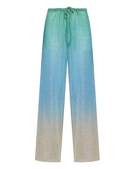 Oseree Blue Lumiere Trousers