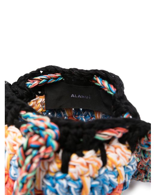 Alanui White Crochet Mini Bag