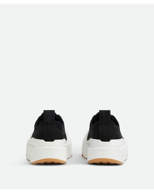 Bottega Veneta Black Vulcan Platform Sneaker for men