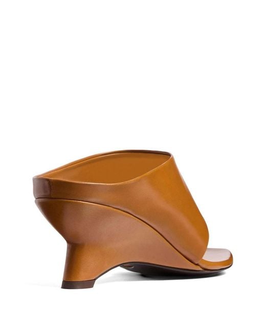 Khaite Brown Marlow Mules
