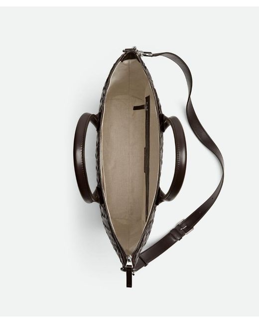 Bottega Veneta Black Intrecciato Zipped North-south Tote for men