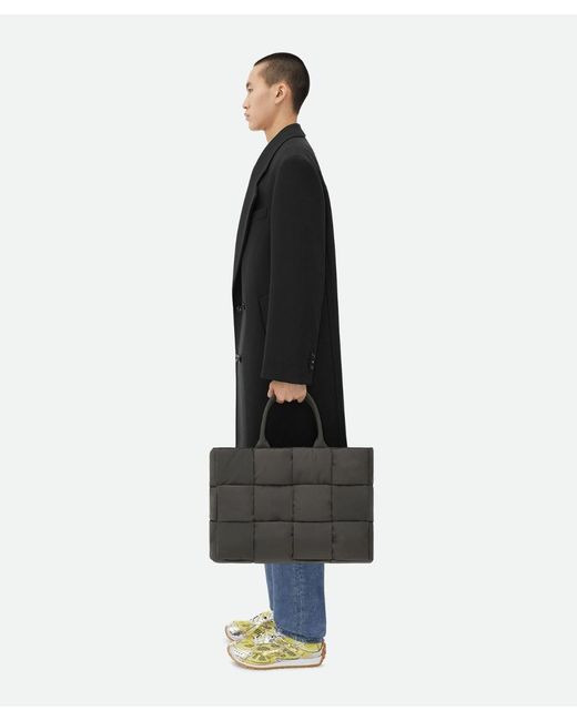 Bottega Veneta Black Large Arco Padded Tote Bag for men