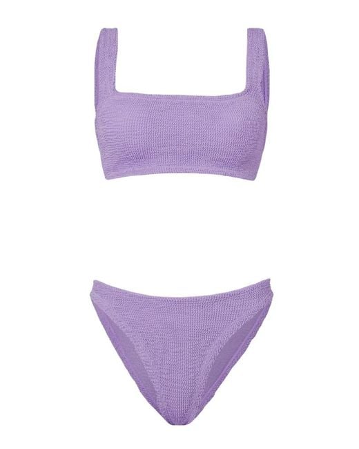 Hunza G Purple Coverage Xandra Bikini