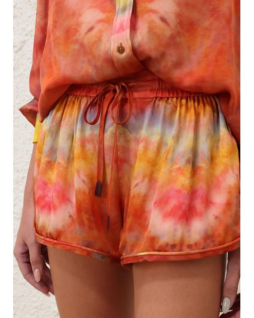 Zimmermann Orange Alchemy Relaxed Short