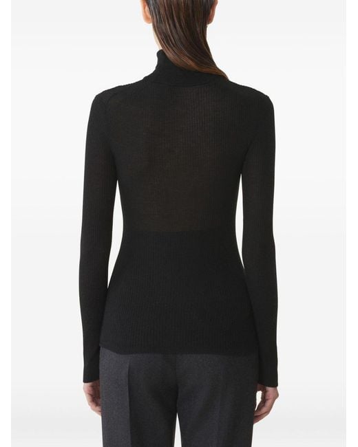 Lanvin Black Turtleneck Jumper
