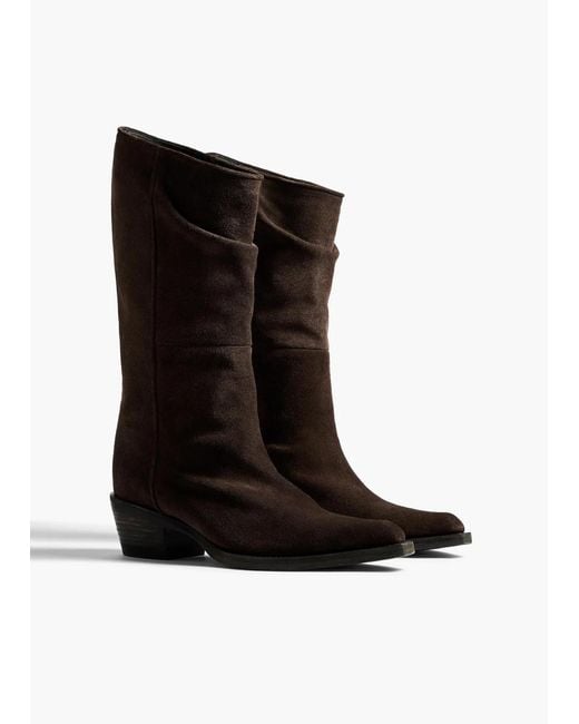 Khaite Black Clive Boots