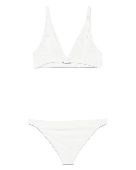 Zimmermann White "Coco" Underwired Bikini