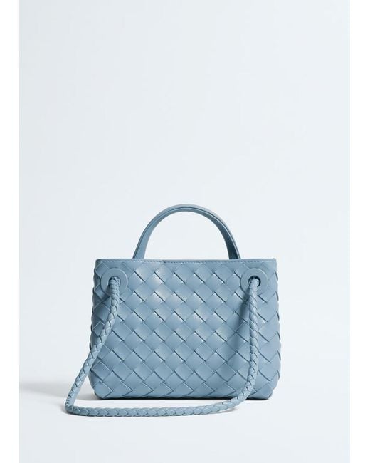 Bottega Veneta Blue Mini Andiamo