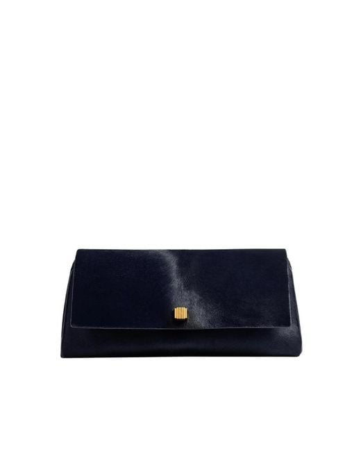 Khaite Blue Audrey Clutch