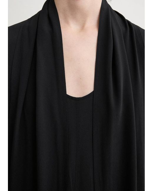 Totême Rounded Neckline Dress Black