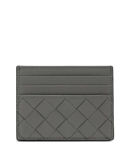 Bottega Veneta Black Intrecciato Cardholder for men