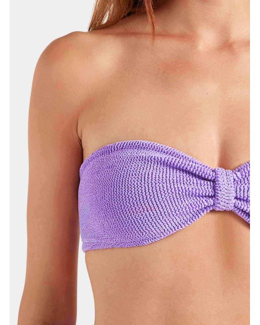 Hunza G Purple Jean Bikini