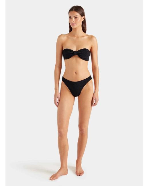 Hunza G Black Coverage Jean Bikini