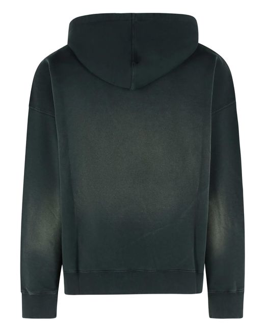 Golden Goose Deluxe Brand Green Logo-detail Hoodie for men