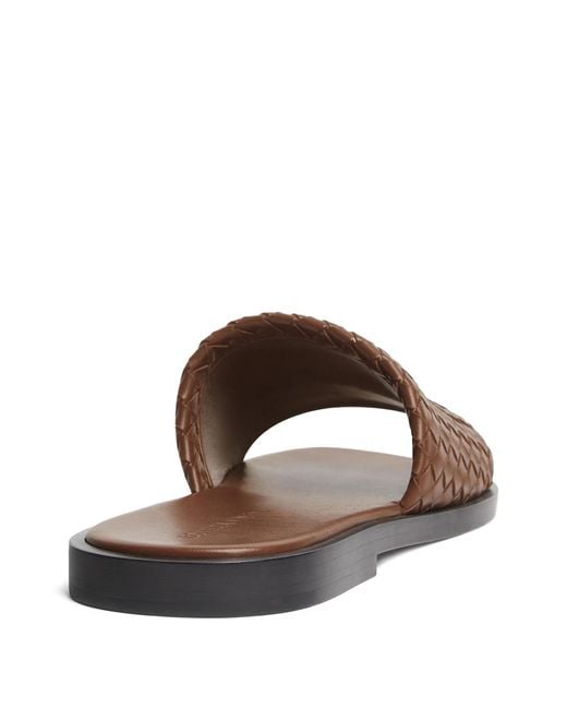 Bottega Veneta Brown Woven-detail Sandals for men