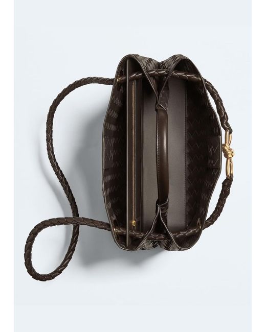 Bottega Veneta Black Medium Andiamo Leather Tote Bag