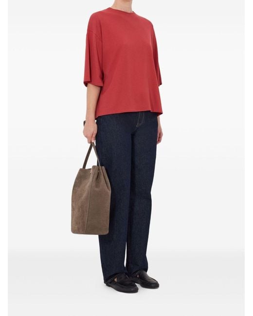 Loulou de Saison Red Osis Oversized T-shirt