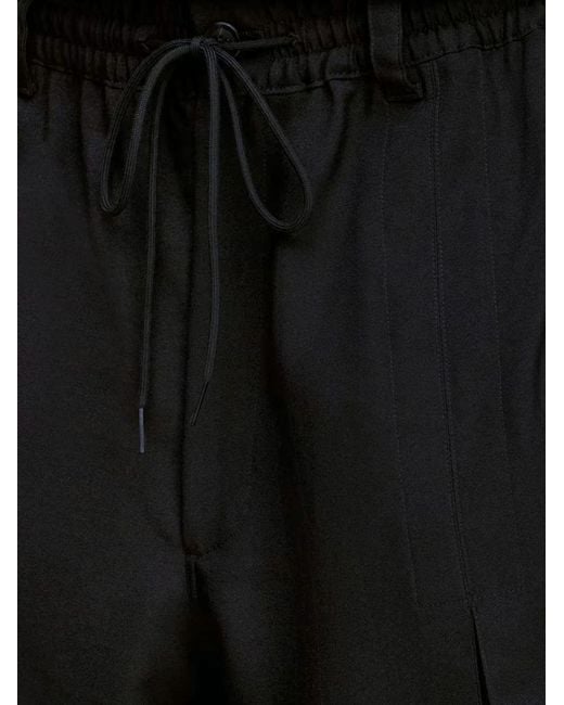 Y-3 Black Drawstring-waist Shorts for men