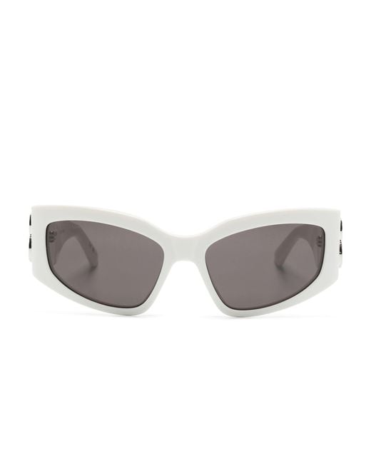 Balenciaga Gray Bossy Butterfly-frame Sunglasses