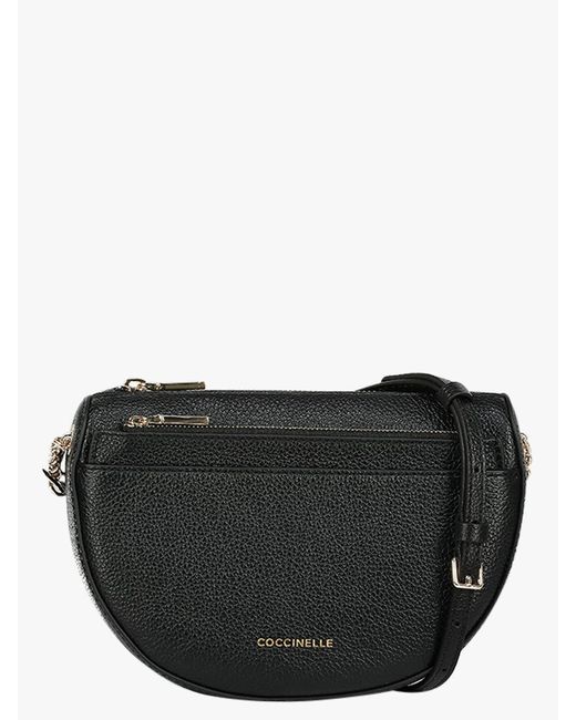 Coccinelle Kali Grainy Leather Mini Bag in Black - Lyst