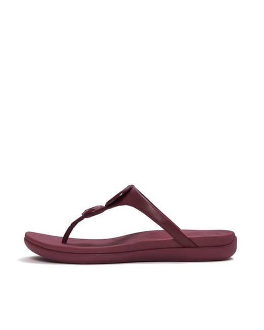 Fitflop Purple Solay Toe-Post Sandals