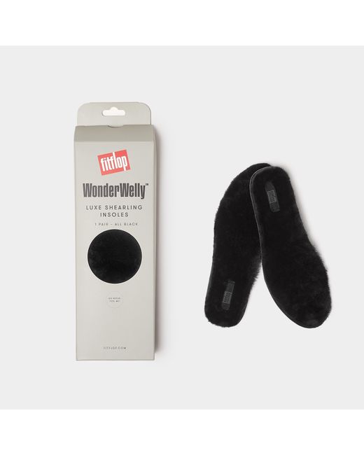Fitflop Black Luxe Shearling Insoles