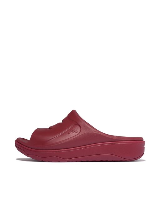 Fitflop Red Relieff Recovery Slides