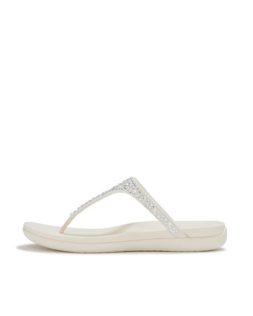 Fitflop White Solay Toe-Post Sandals