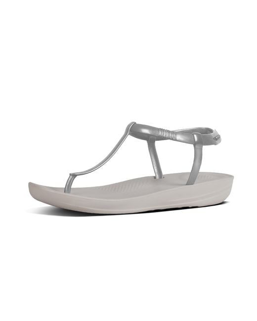 fitflop cova metallic silver