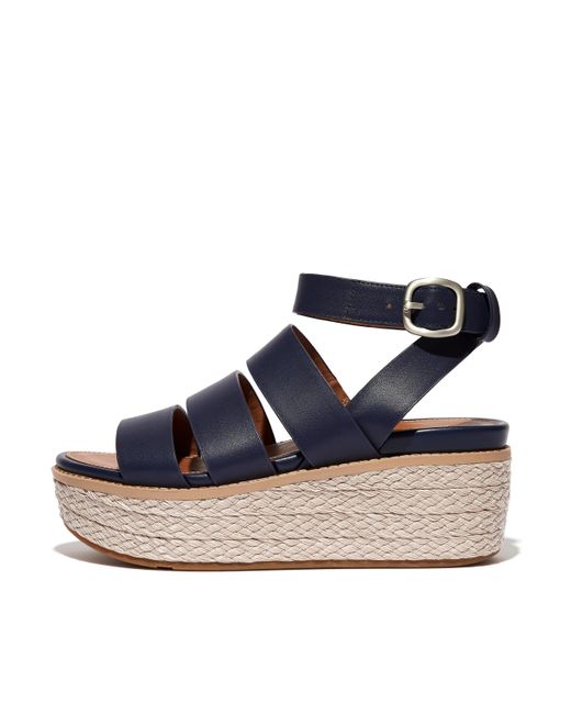 Fitflop Leather Eloise in Midnight Navy (Blue) | Lyst
