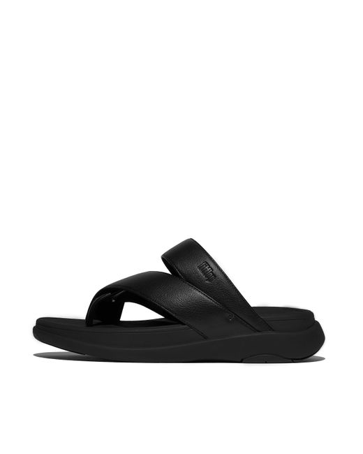 Fitflop Black F-mode Go Mens Sling Sandals Pu, Markdown for men