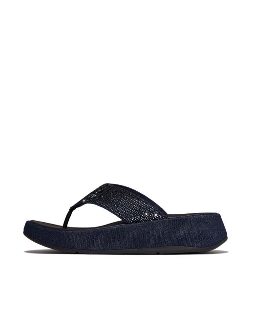 Fitflop Blue F-Mode Toe Post