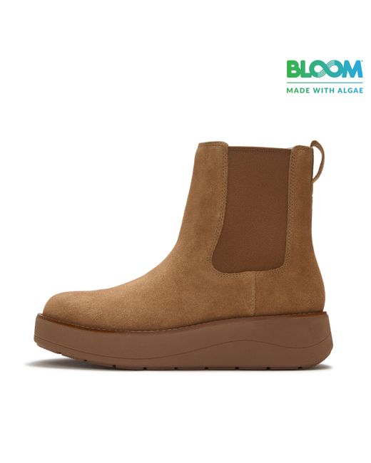 Fitflop Brown Gen-Ff Roam Suede Boots Suede Elastic, Terracotta, Size: Uk